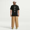 Nike T Shirts Men's Black Crew Neck Moderate