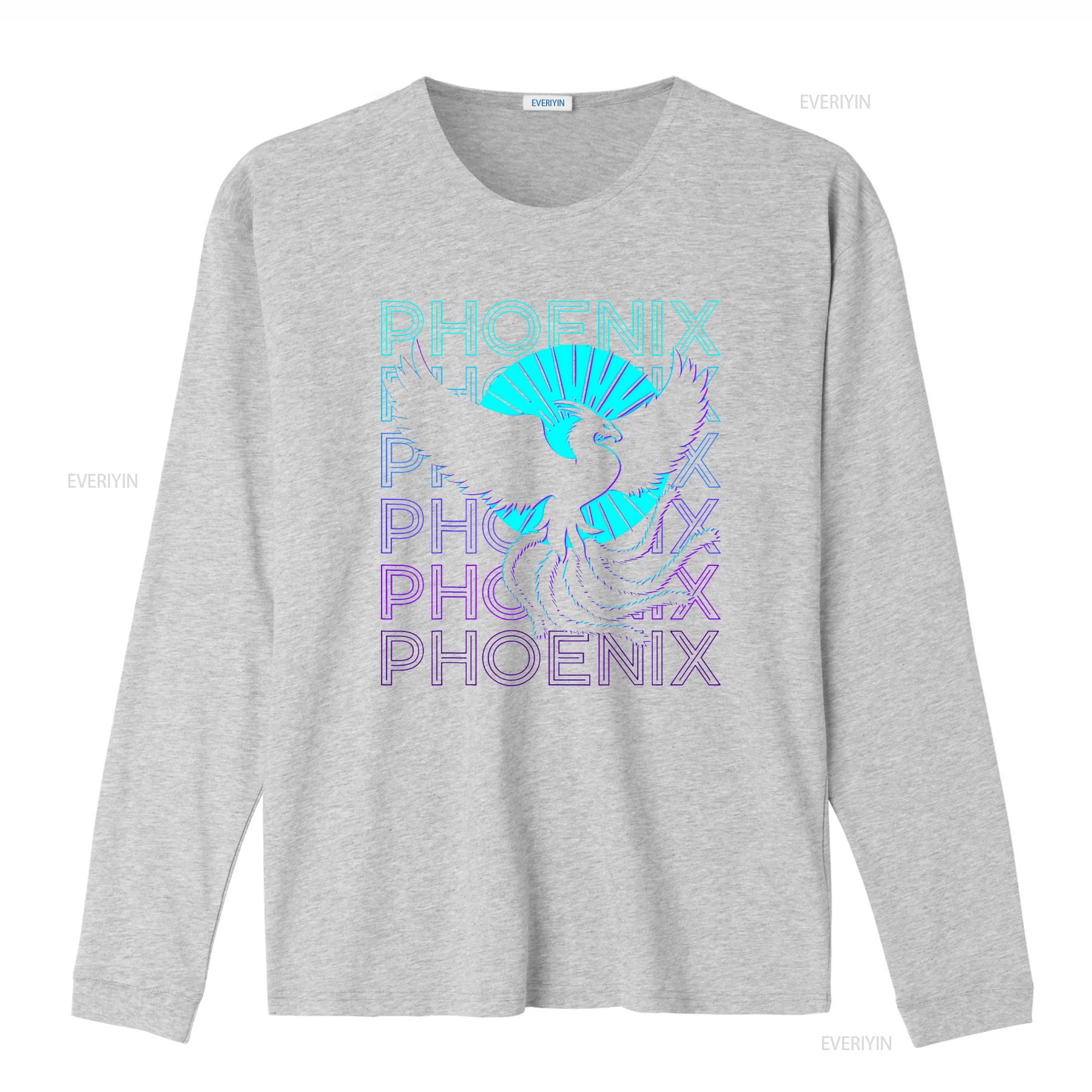 

Mens Phoenix Retro T Shirt Black vintage Washed Versatile Unisex Comfortable Stretched fashion Breathable homme Slightly Casual 4XL