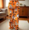 Halloween Women's Fleece-Lined Flannel Pajama Pants for Autumn/Winter – Warm & Casual