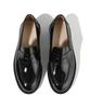 Firenze Atelier Double Welt High-Quality U-Tip Penny Loafers 4020 [Black Box]