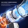 Handheld Pocket Fan USB Rechargeable LED Digtal Display Fan with Strong Airflows Cooling Device for Hot Weather