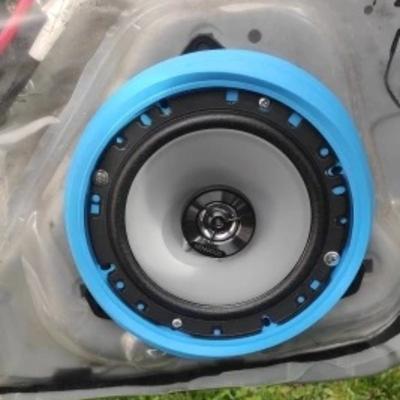 For 2018-pre Great Wall Haval H6 Car Front Back Door Speaker Mat Adapter Bracket Ring 6.5" Inch Audio Horn Mount