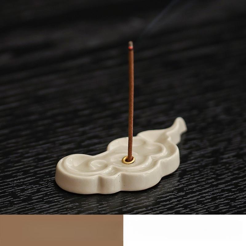 Wire Incense Insert Ceramic Incense Holder Creative Household Incense Burner Sandalwood Agarwood Incense Holder