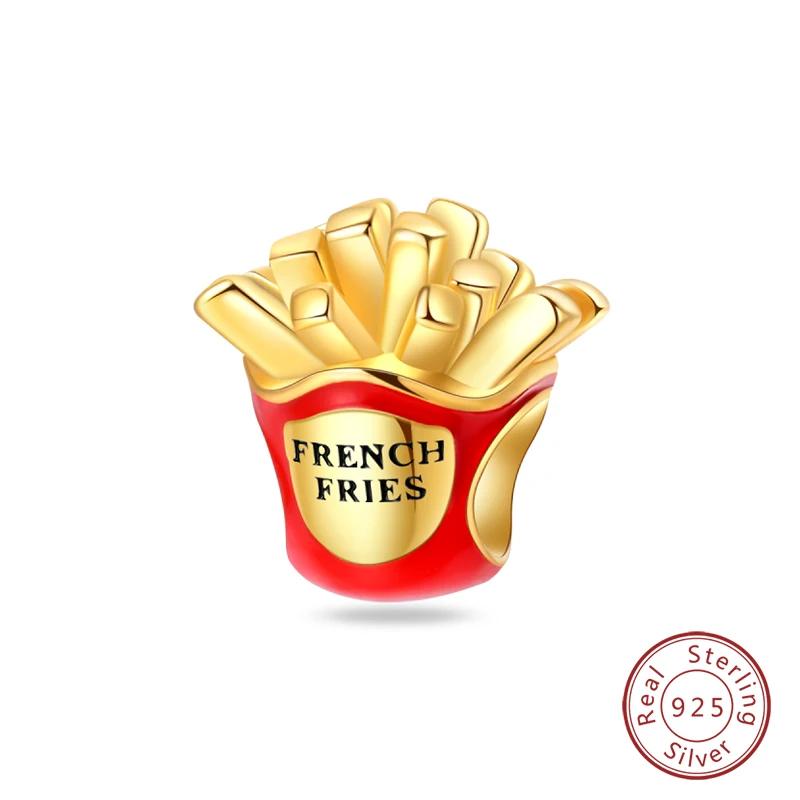 Copper Little Bear Soft Candy Coffee Strawberry Cake Afternoon Tea Charms Beads Fit Bracelets Diy Jewelry