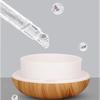 350ML Aromatherapy Essential Oil Diffuser Wood Grain Remote Control Ultrasonic Air Humidifier Cool with 7 Color LED Light