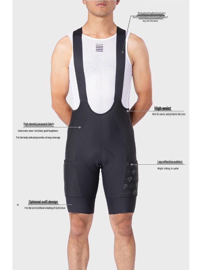 Lampaida 2024 Anti-UV Quick-Dry Breathable Cycling Bib Shorts