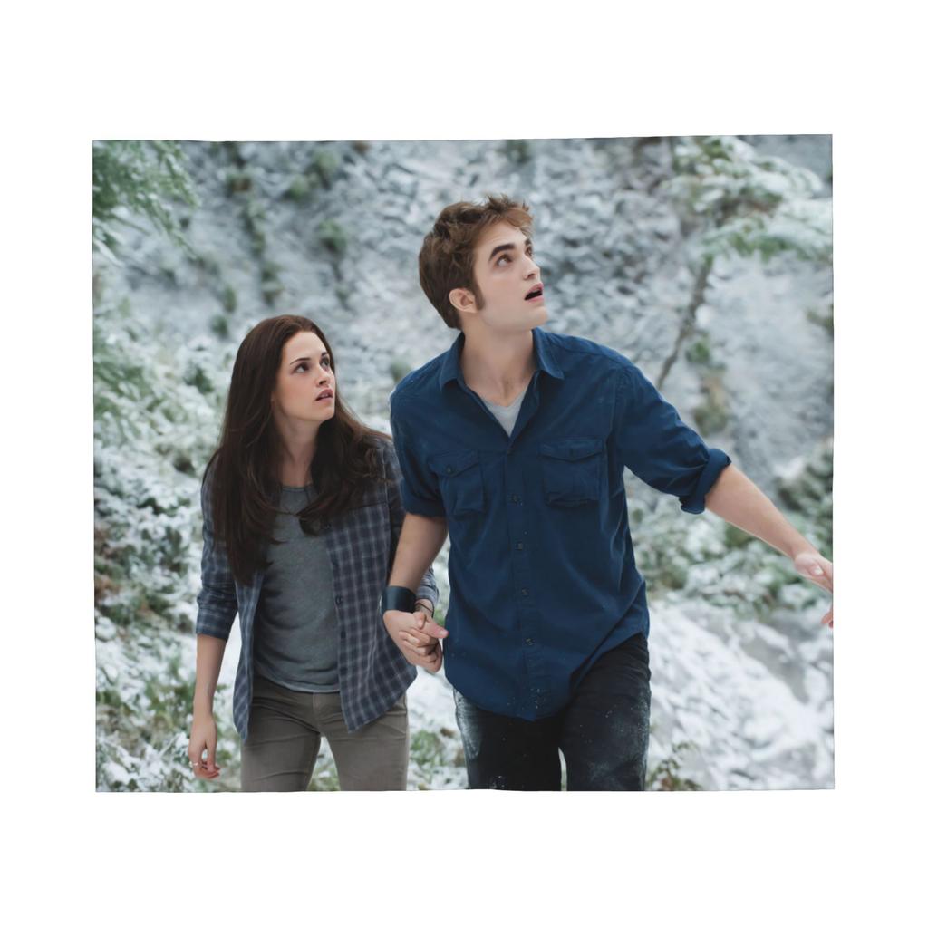 The Twilight Saga Movie Blanket Flannel Printed  Multi-function Super Soft Throw Blankets for Bedding Office Rug Piece