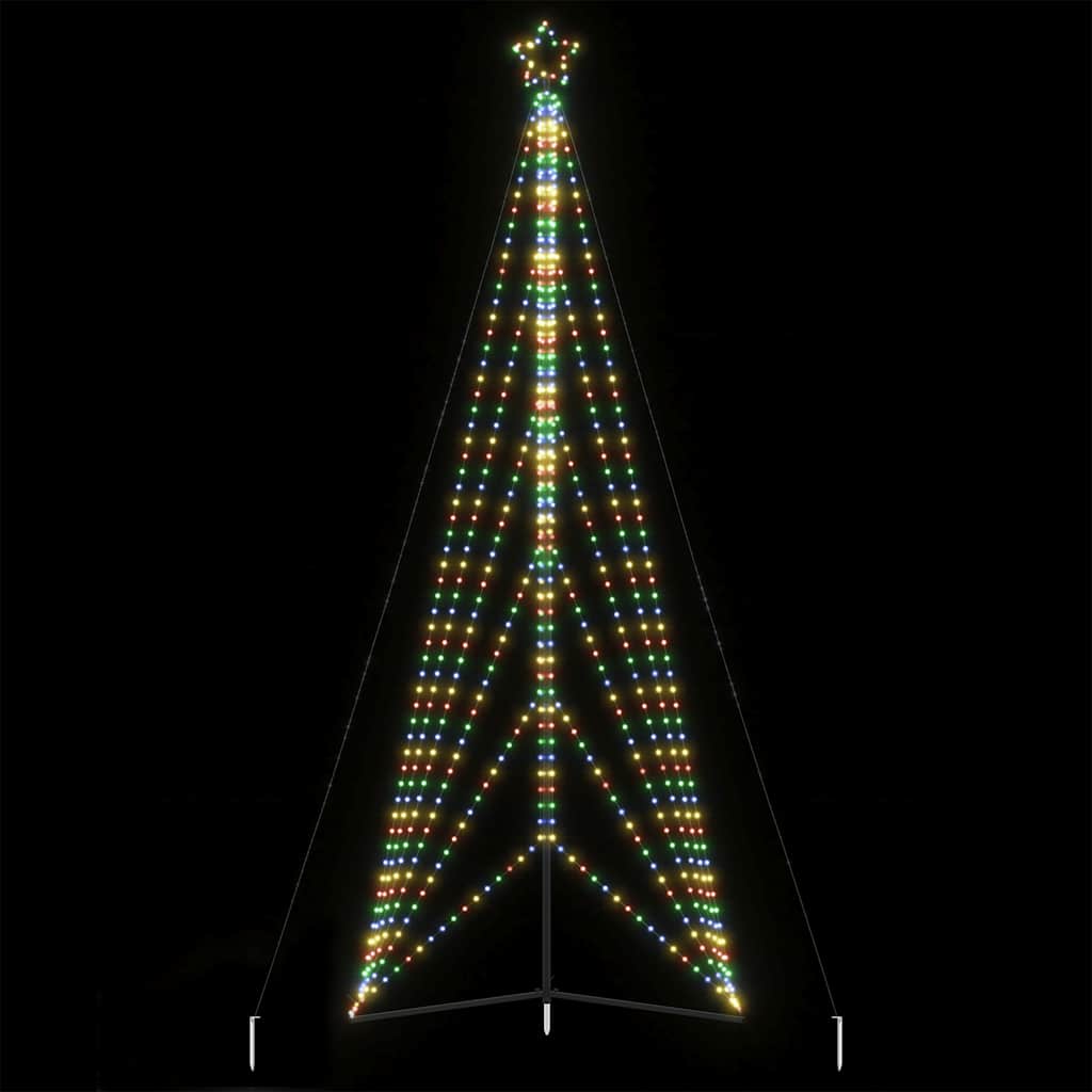 LED Christmas Tree 861 Multicolor LEDs 478 Cm
