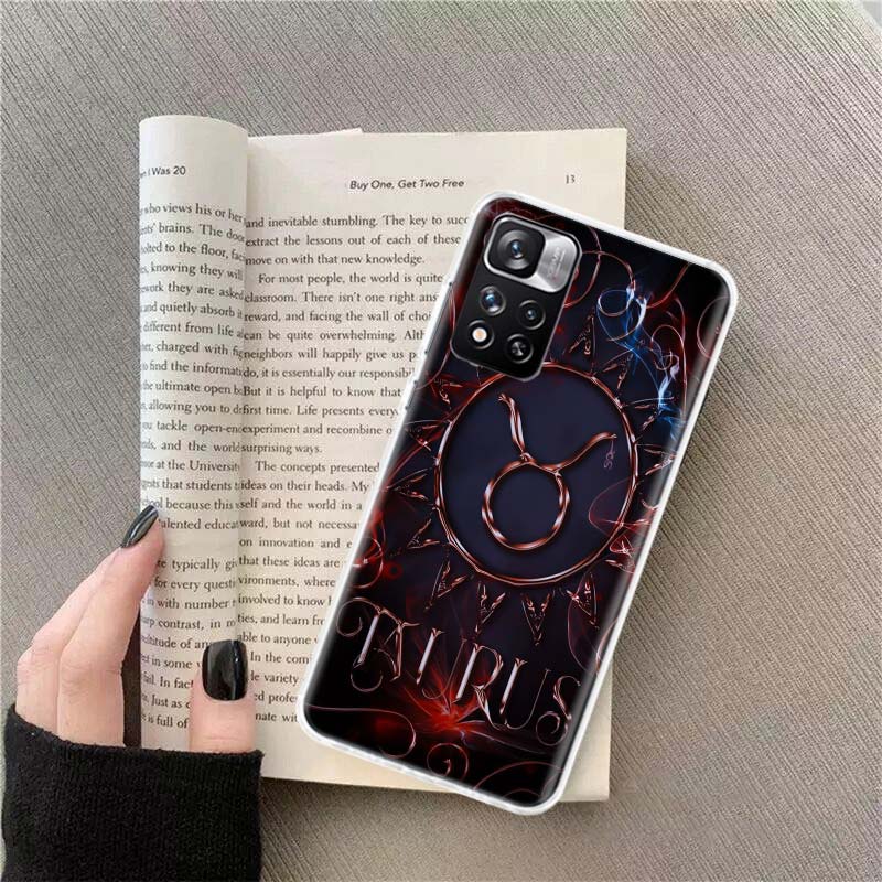

Libra Pisces Virgo Capricorn Aquarius Taurus Phone Case For Xiaomi Redmi Note 11 12 14 13 Pro Plus 5G 14S 4G 12S 10 10S 11T Pro Redmi Note 12 Pro 5G