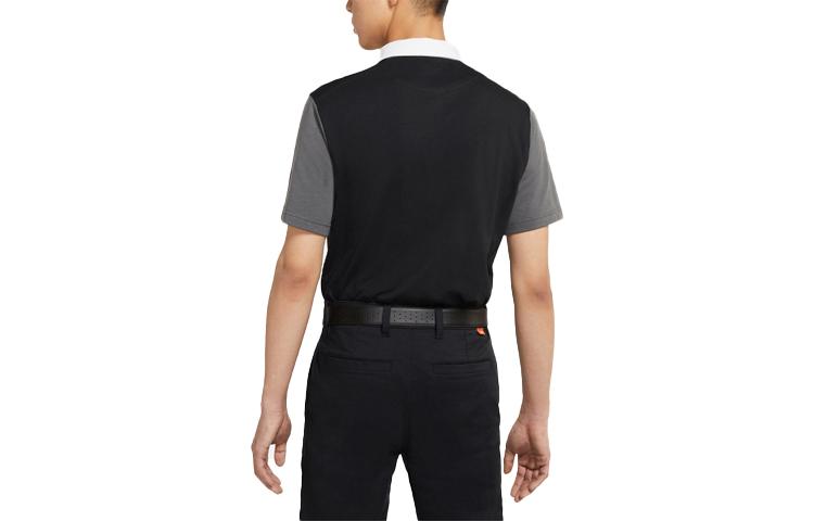 Nike Polo Shirts Men's Black Polo Collar Moderate Other CV3495-010