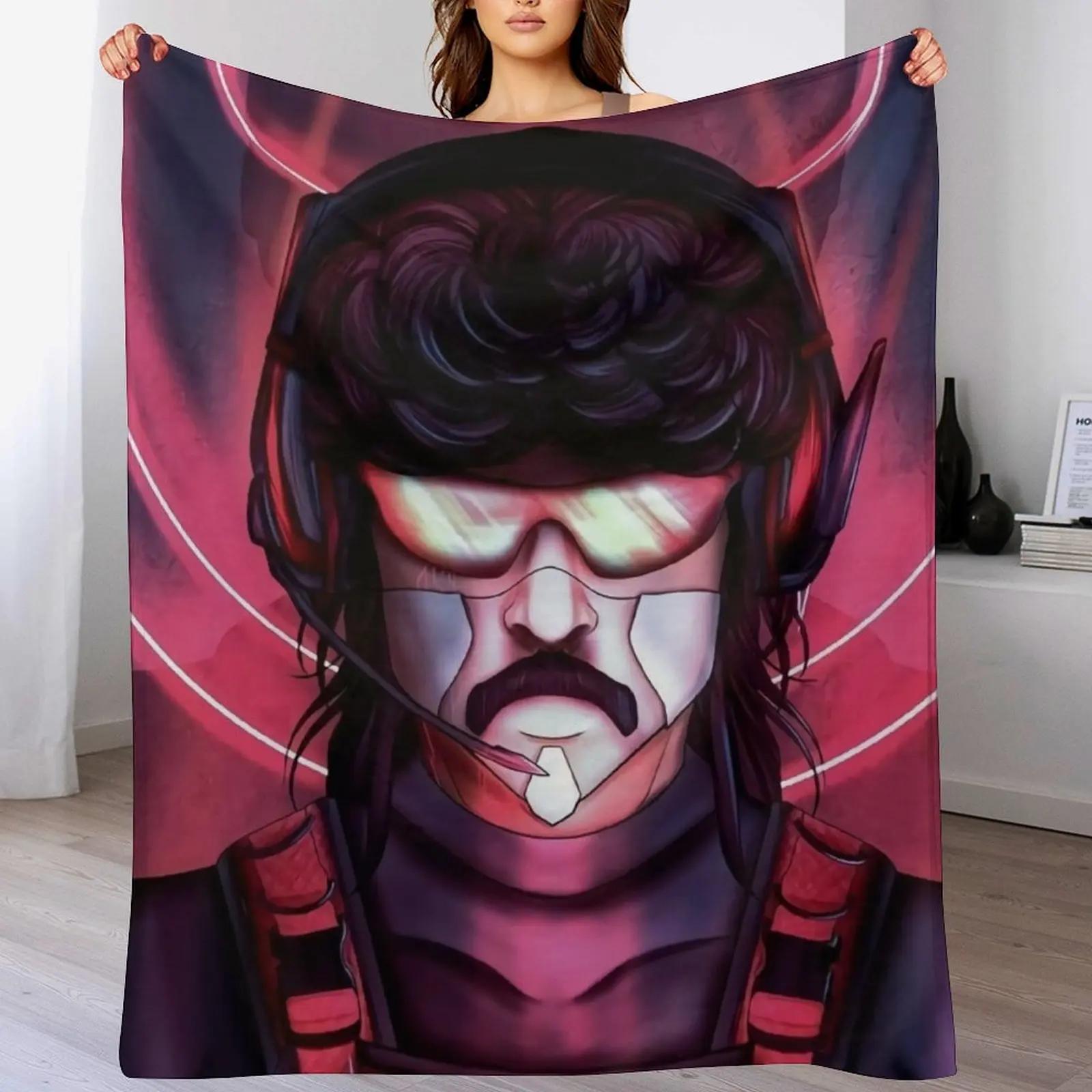 Cyber Dr Disrespect Throw Blanket Warm Comfortable Blanket Gift for Parents Friends 102x76cm(40x30in)