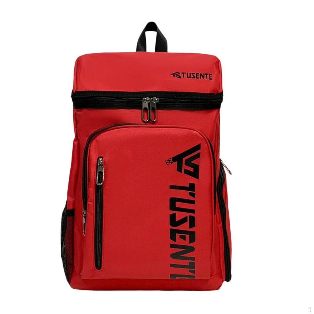 Tennis Backpack Badminton Large with Shoe Compartment Racquet Bag Racket for Outdoor