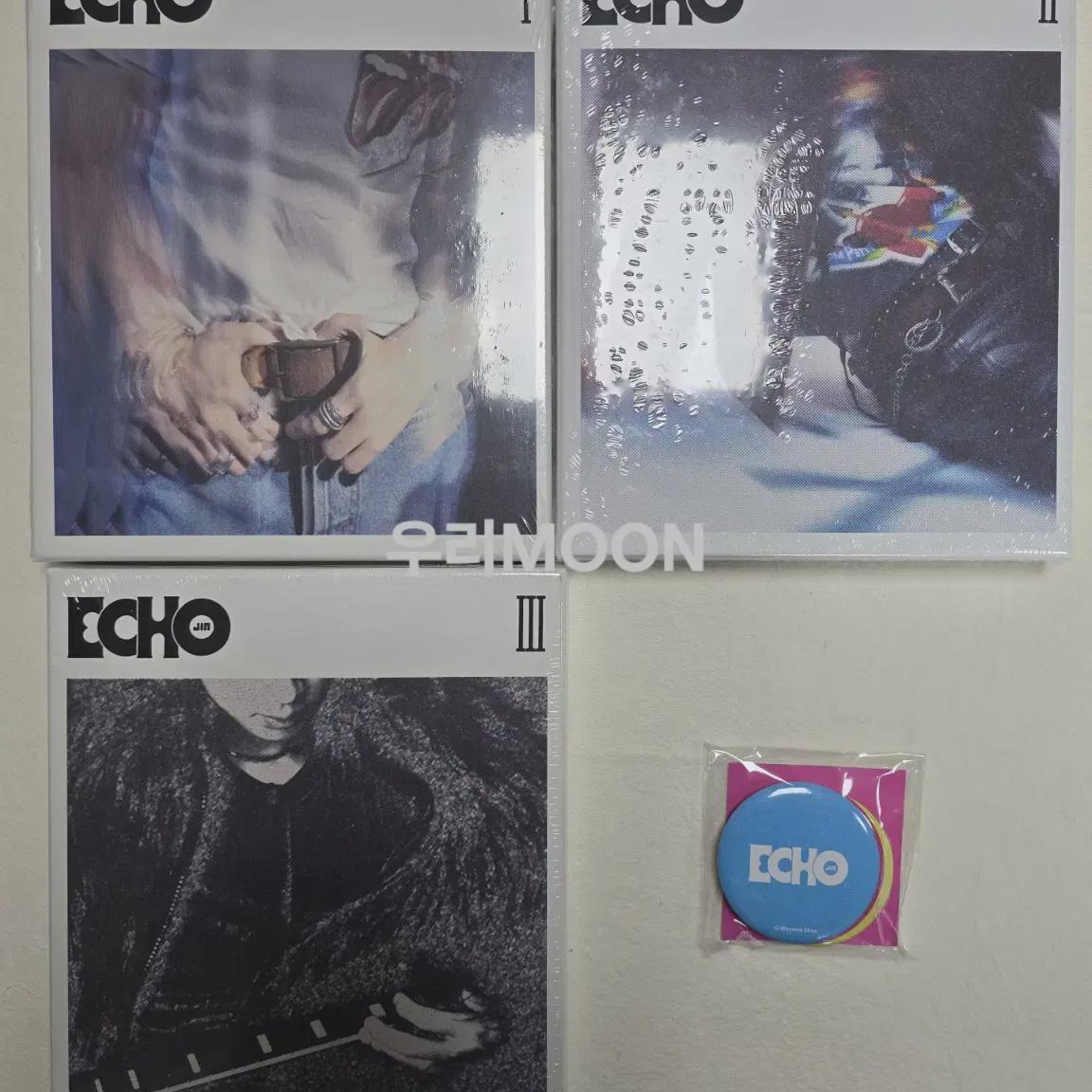 

Bts Jin Echo Echo Weverse 3-piece Album Set+hand Mirror