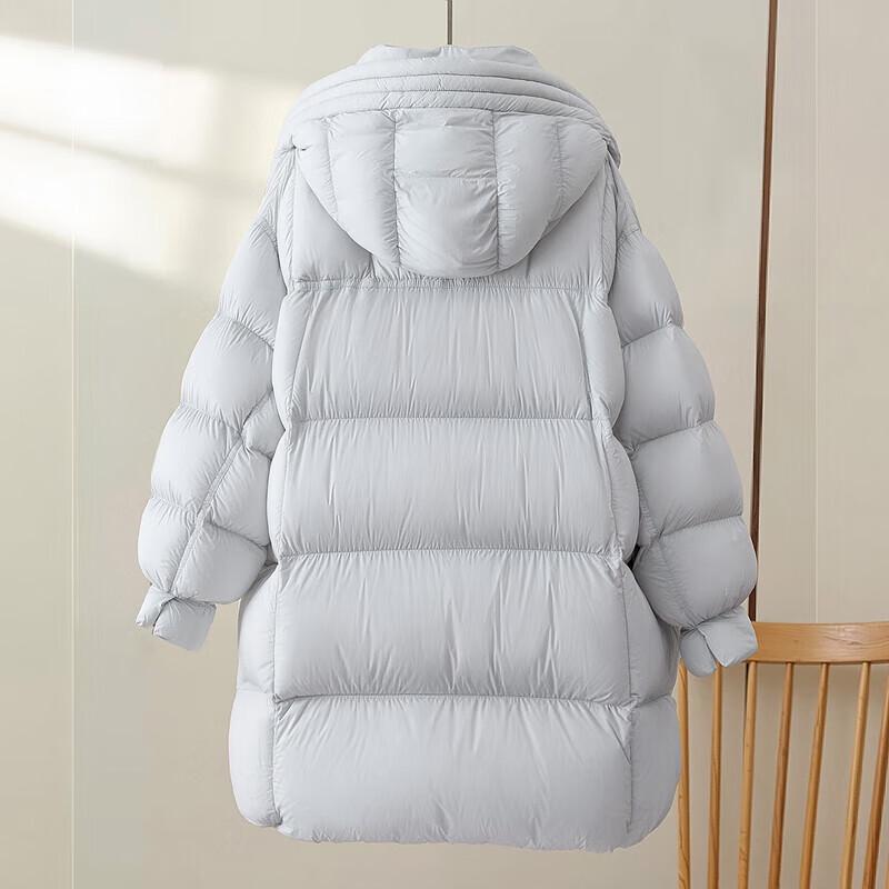 Silkperch Women's Mid-Length 90% Duck Down Jacket