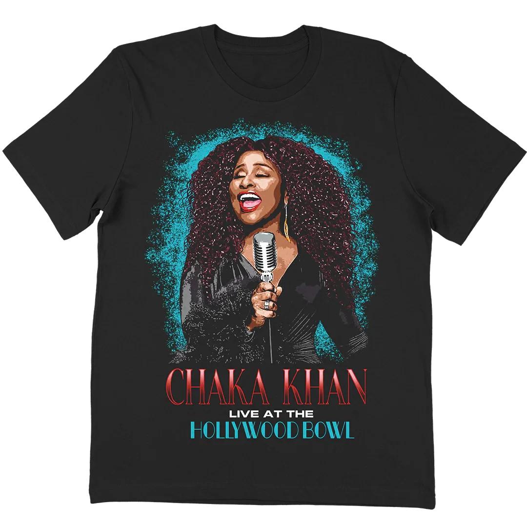 

Chaka Khan Live At The Hollywood Bowl 100% Cotton T-shirt Mens Tees Top All S to 5XL 2F1846 M