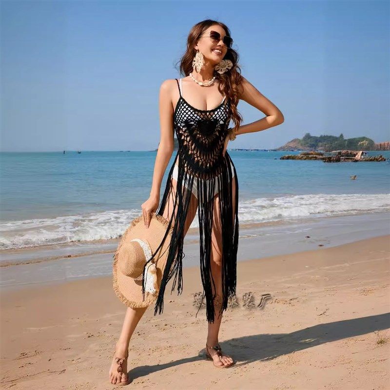 Spring and Summer Amazon New Sling Type Sexy Beach Blouse Pu