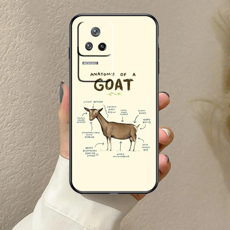 Goats Case For Xiaomi 15 14 Ultra 13T 14T 15T Pro 17 Pro Max POCO X7 Pro X3 X5 X6 F5 F6 F7 F8 Cover