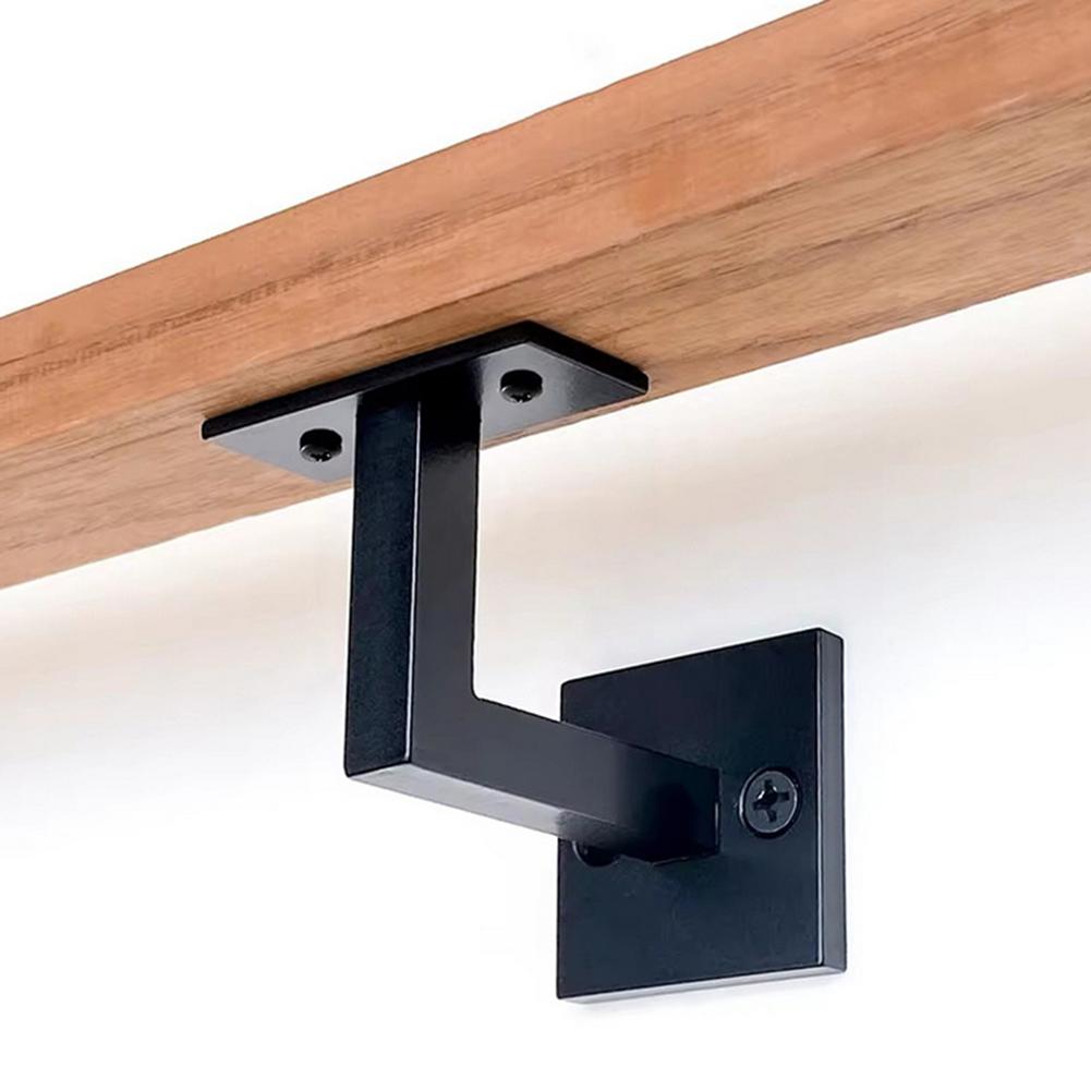 Suporturi pentru balustradă scară Negru Oțel inoxidabil Suport balustradă scară Montat pe perete Suport balustradă Suport fix pentru mână