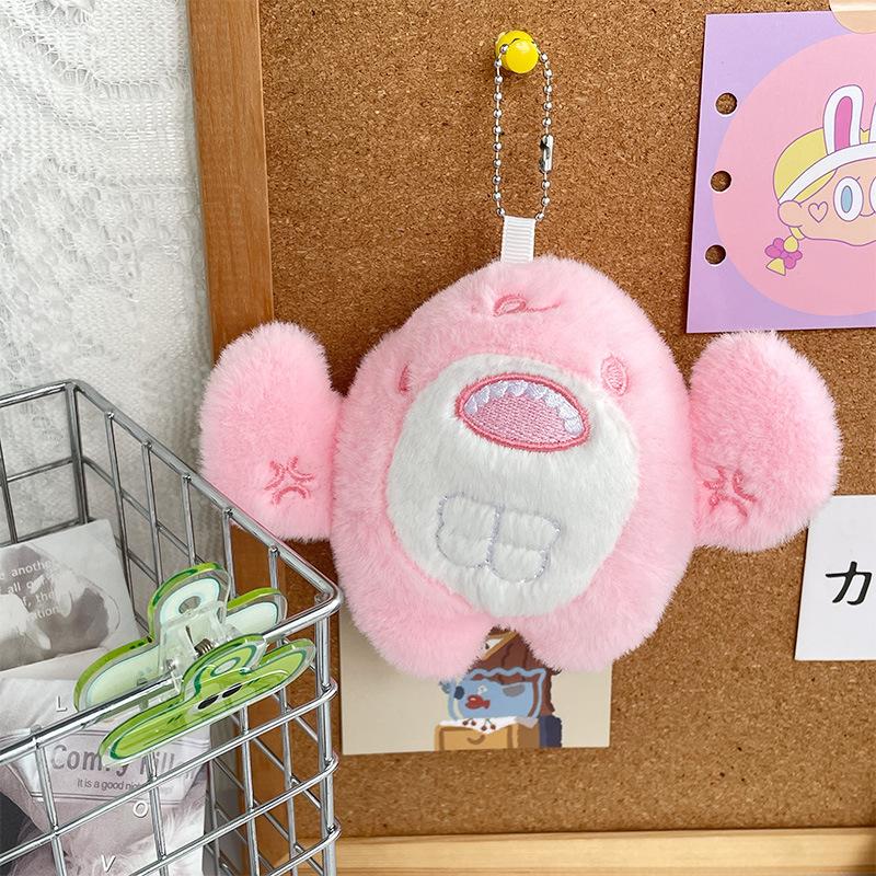 Creative Cute Marine Animal Muscle Shark Plush Doll Student Bag Pendant Grab Machine Doll Doll