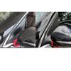 For Benz GLE W167 —2024 Carbon Fiber Car Accessories Auto Outer A-pillar Panel Cover Trim Sticker Exterior Modification