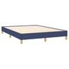 Vidaxl Bed Frame Without Mattress, Blue, 160X200 Cm, Upholstered