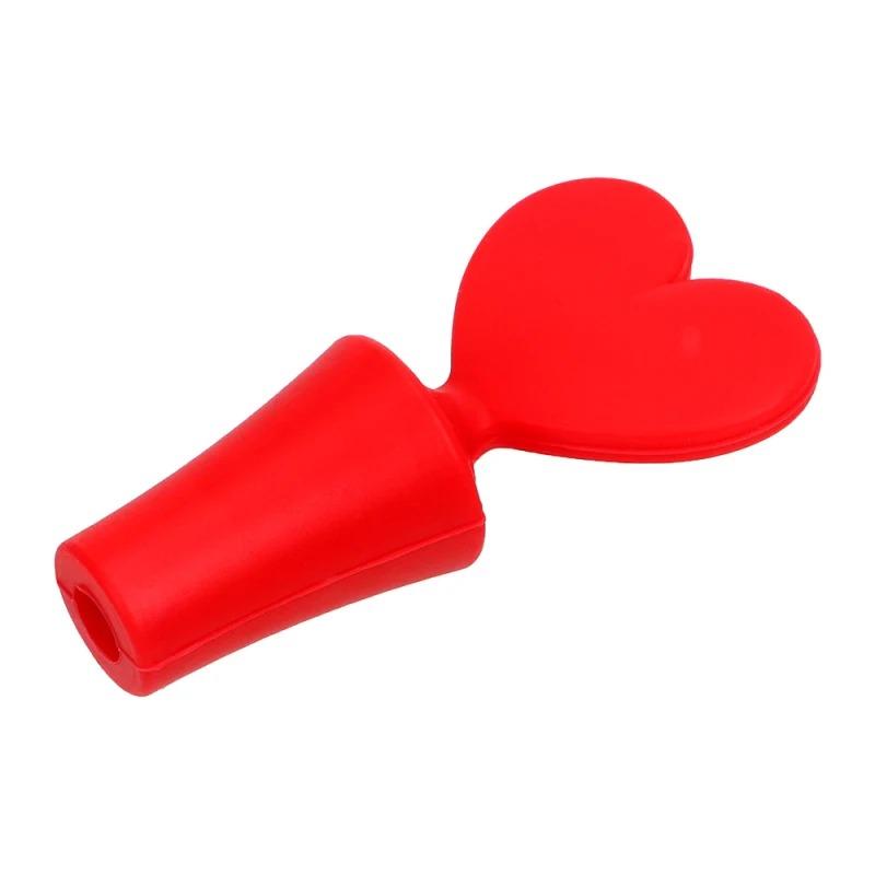 

Silicone Poker Shaped Wine Stoppers Leak Free Wine Beer Bottle Cork Barware Stopper Plug Wine Bottle Sealer Cap Bar Tools