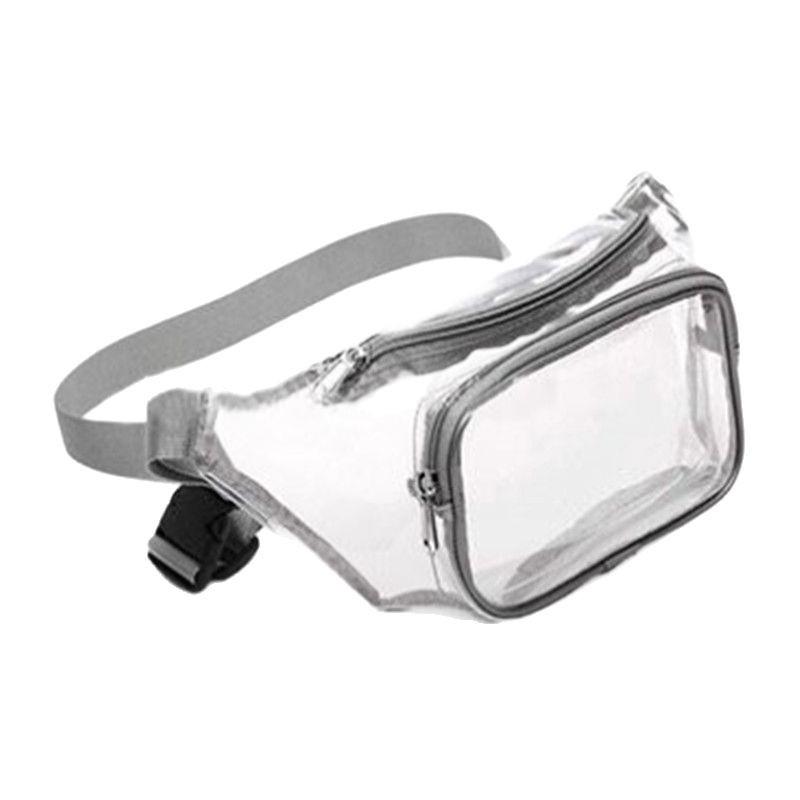 2025 Waterproof PVC Transparent Sports Waist Bag - Running, Cycling, Travel, Outdoors, Makeup