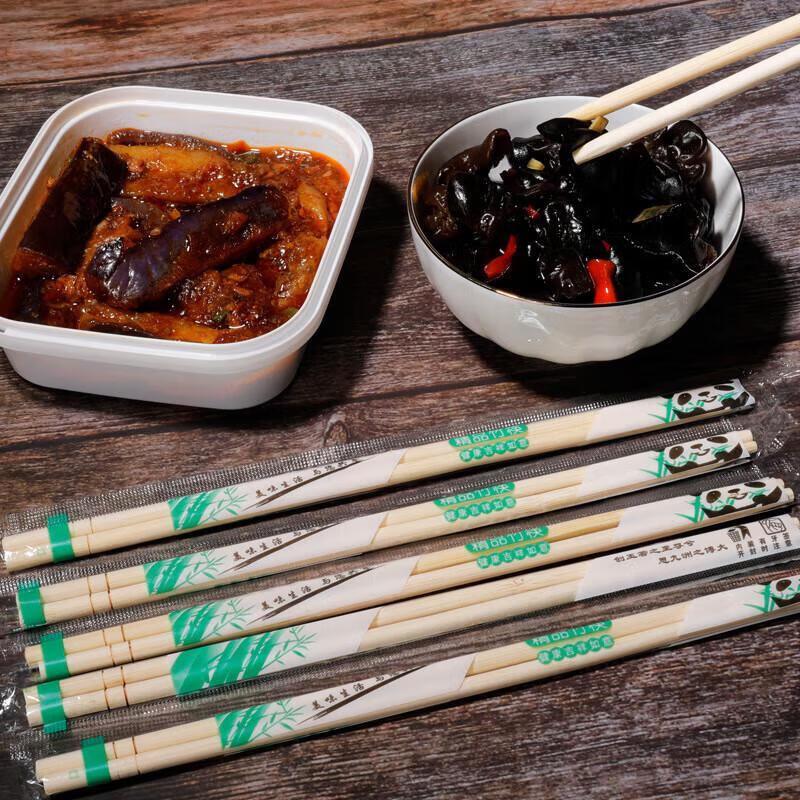 JingJingRS Natural Bamboo Disposable Chopsticks