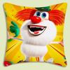 Cartoon B-Booba Funny Cute Pillow Covers Cartoon Sofa Decorative Home Double-Sided Printing Short Plush Cute Cushion Cover