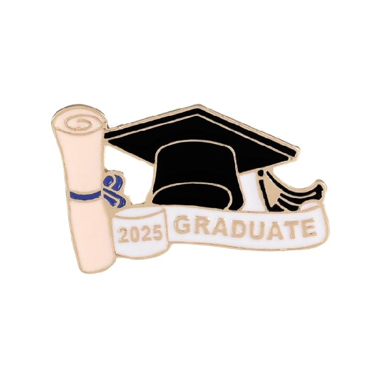 Exquisite Graduation Caps Brooch High Quality Scholar Hat Brooch Suitable for Graduates and Celebratory Event