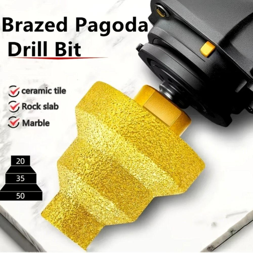 Tapered Cone Adamas Chamfer Drill Bit Multi Size Adamas Core Drill Bit Step Drill Bit  For Granites