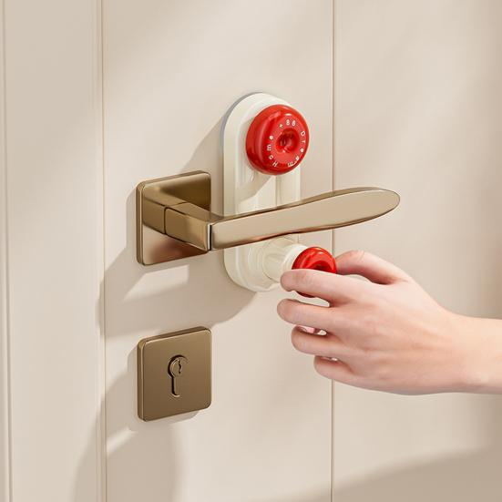 Door Stopper Additional Privacy Home Security Baby Proof Door Stop Home Hotel Apartment Dormitory Traveling Safety Adhesive Anti-Theft