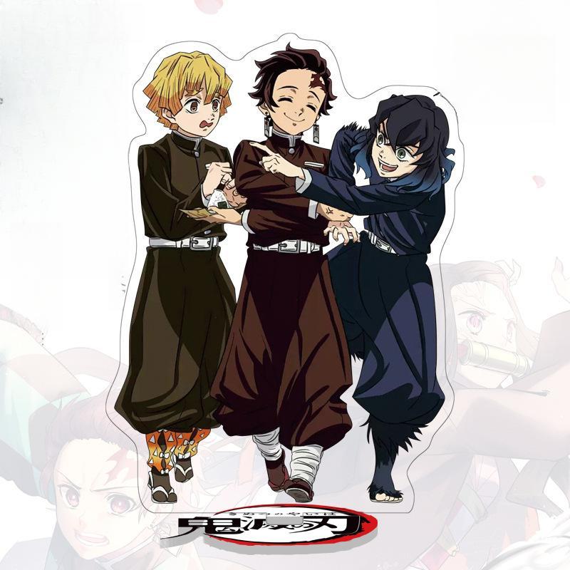 Standee de 16 cm de altura de "Demon Slayer" de Tanjiro y Nezuko - Adorno Acrílico