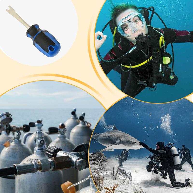 Scuba Dive Valve Removal Tool Portable Wrench For Scuba Cylinder Tank Valves Easy Installation & Removal Water Sports Regulator