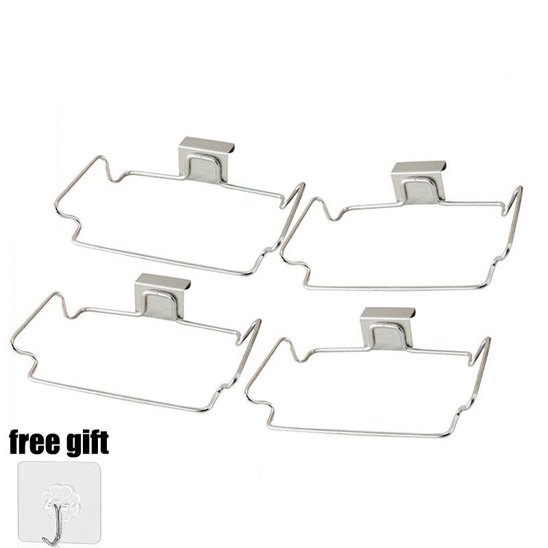 

кухонні двері задні портативний мішок для сміття кронштейн кухонна полиця побутова шафа тканина підвісна стійка гачок стійка для кухні