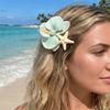 Vintage Pearl Hair Clip Sweet Design Resin Starfish Hair Clip Beach Orchid Flower Hairpin  Party