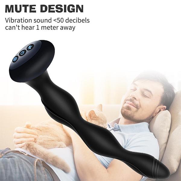 Electric Shock Anal Plug Prostate Massager Intelligent Heating Butt Plug Female Masturbator Anal Bead Erotic Sex Toys for Couple