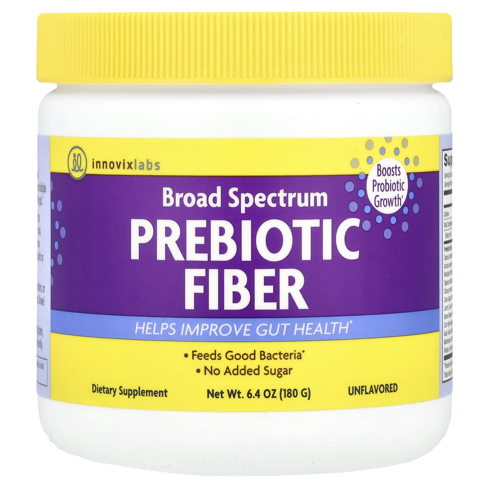

Broad Spectrum Prebiotic Fiber, Unflavored, 180G (6.4Oz)