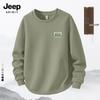 JEEP SPIRIT Men's 2025 Fall American Style Letter Logo Sweatshirt