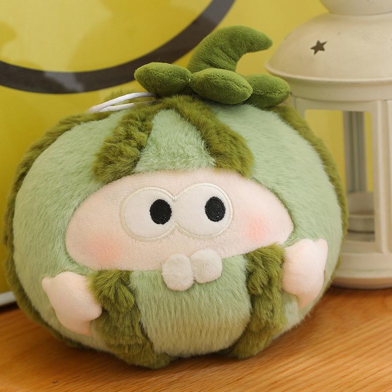 Watermelon Doll Pillow Girl Sleeping Side Sleeping Pillow Cushion Pillow Rag Doll Simulation Doll Plush Toy
