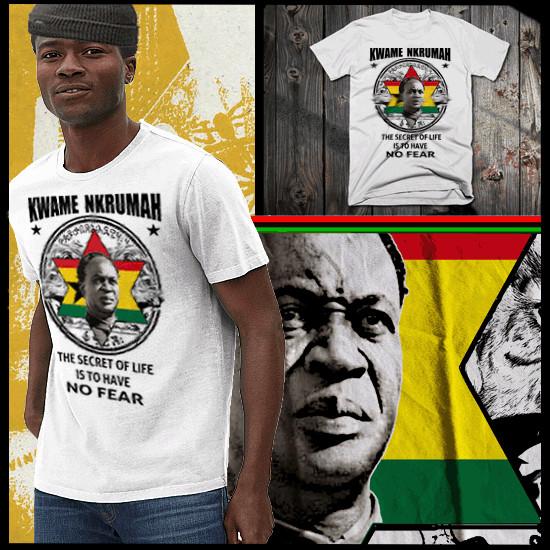 

Black History T-Shirt Kwame Nkrumah Panafrican melanin Roots African Pride tee 3XL