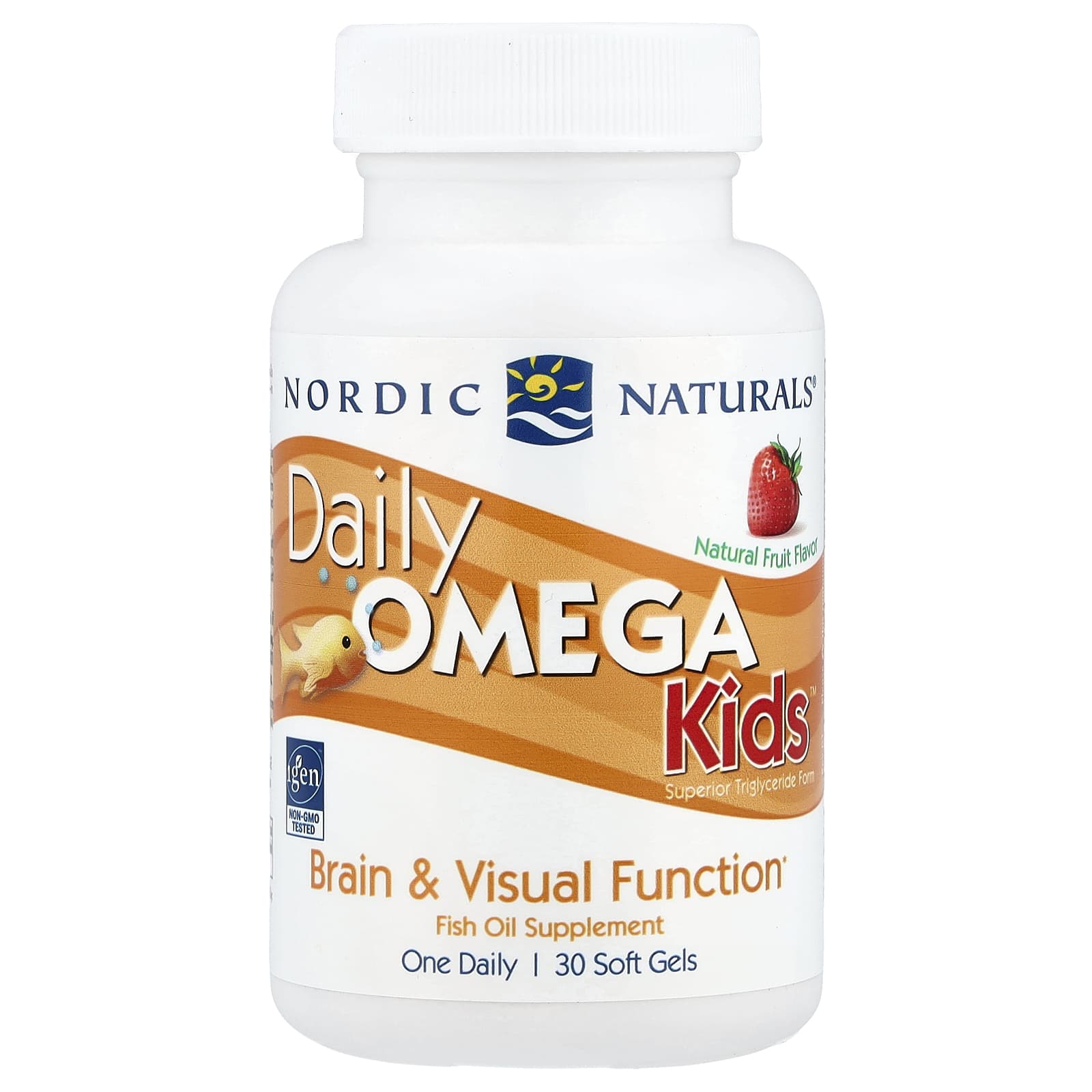 

Daily Omega Kids™, Natural Fruit Flavors, 30 Softgels