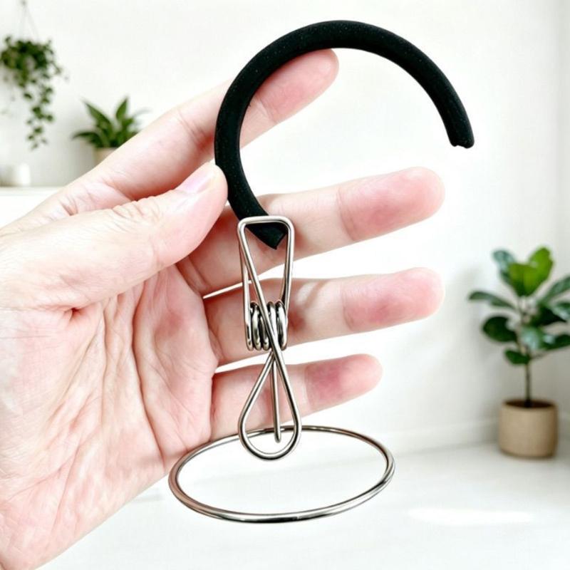 10PCS Permanent Metal Culicid Twist Holder Stand For Camping And Home Use Rustproof Card Clip Planner
