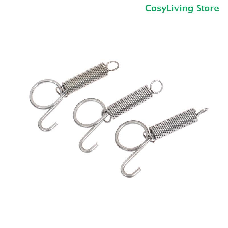 10Pcs Multipurpose Spring Lock Animal Pet Cage Latches Lock Spring Rabbit Cage Door Tension Spring With Hook