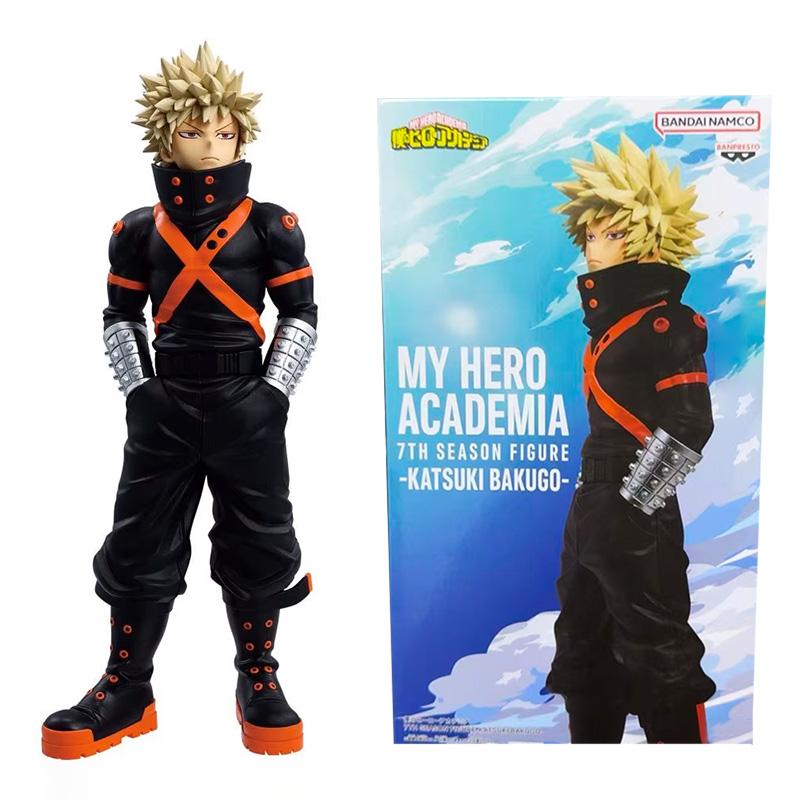 Original BANPRESTO 23cm My Hero Academia 7TH SEASON FIGURE Katsuki Bakugo Figure Anime Model Genuine Boxed Toy
