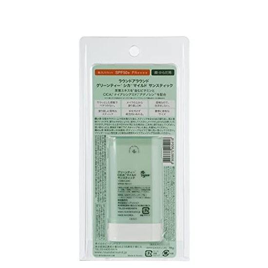 ROUND AROUND Green Tea CICA Mild Stick SPF50+ PA++++