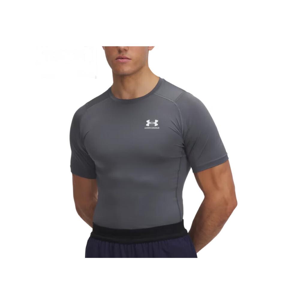 Under Armour Serie de Enfriamiento HeatGear Launch Elite Logo Camiseta Cómoda de Cuello Redondo Manga Corta para Fitness Hombre tops 1361518-012