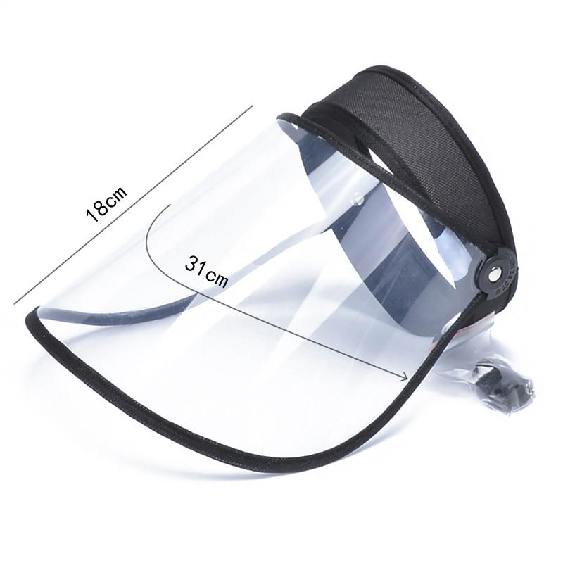 Exquisite Men and Women Wear It Out Anti-sand Anti-spray Transparent Headband Mask
