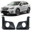 For Subaru Crosstrek XV 2016 2017 Front Bumper Fog Lamp Light Frame Cover Foglight Foglamp Trim Cap Hood Lid Bezel