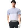 FILA Golf Series SS25 Soft Comfortable Skin-Friendly Short Sleeve T-Shirt Men Tops Light-Lavender A11M525129F-PR